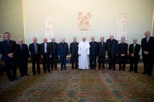 Francis with La Civilta Cattolica 2013.jpg
